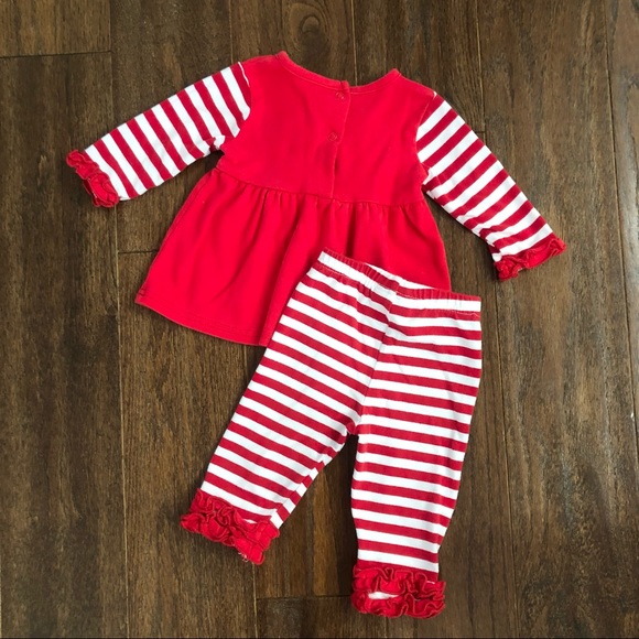 Three Sisters Minnie Red and White Striped Outfit - Picture 7 of 10